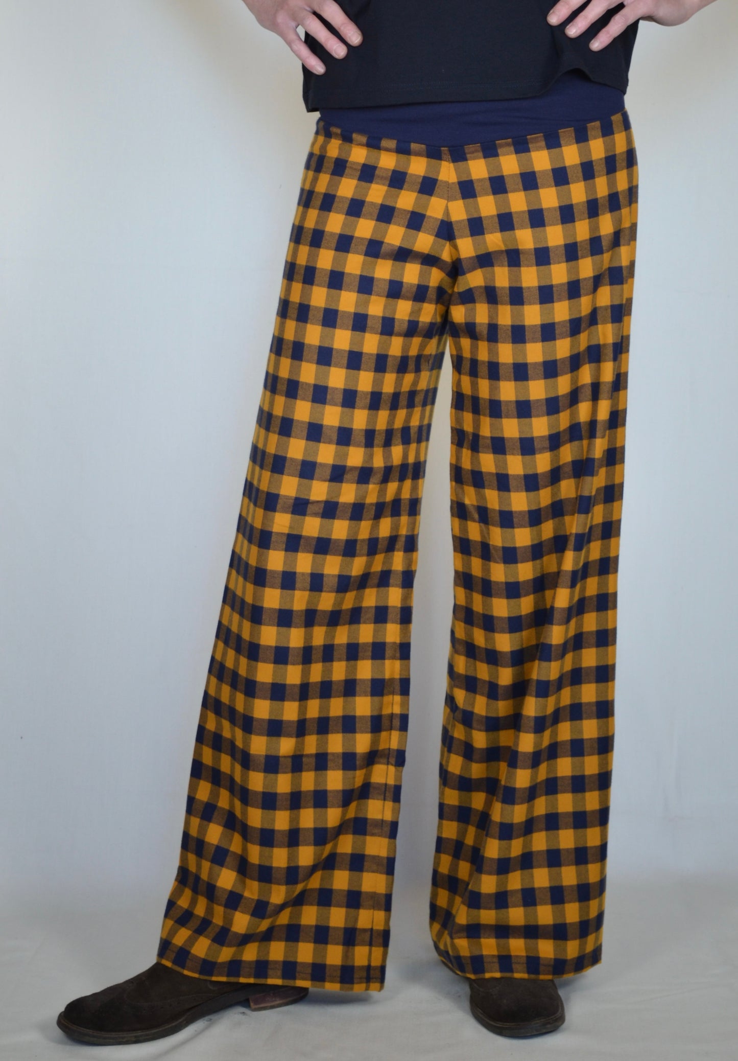 Pantalone Greta flanella quadri