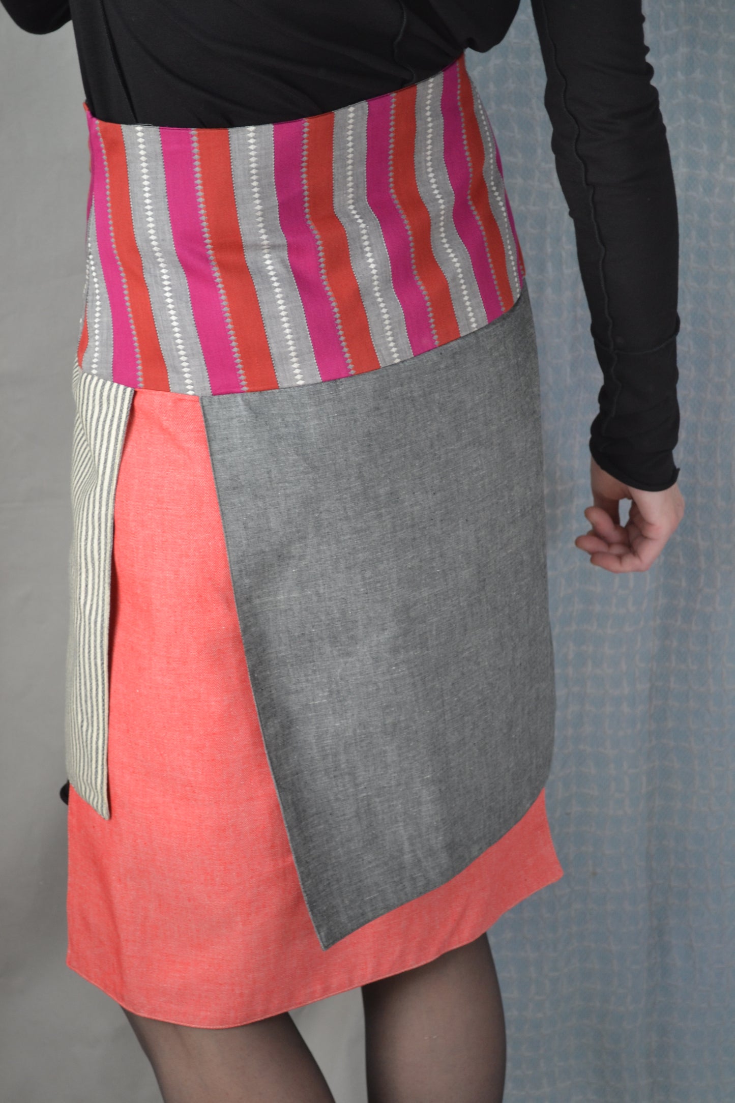 Short Collage Skirt