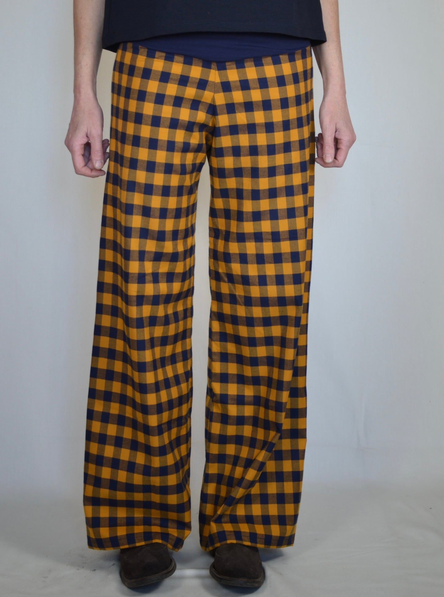 Pantalone Greta flanella quadri