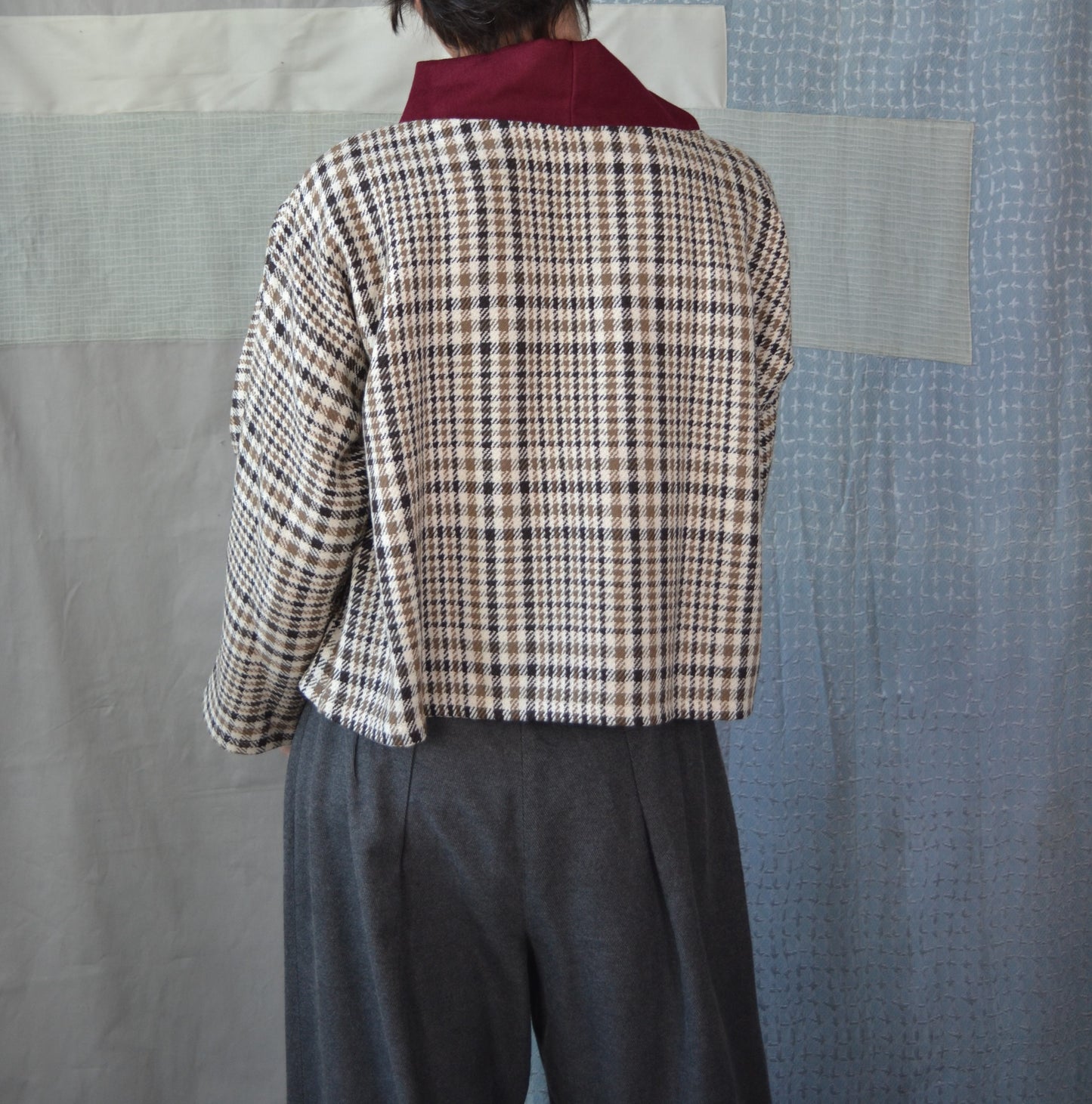 Maglione Annabelle Lana Quadri