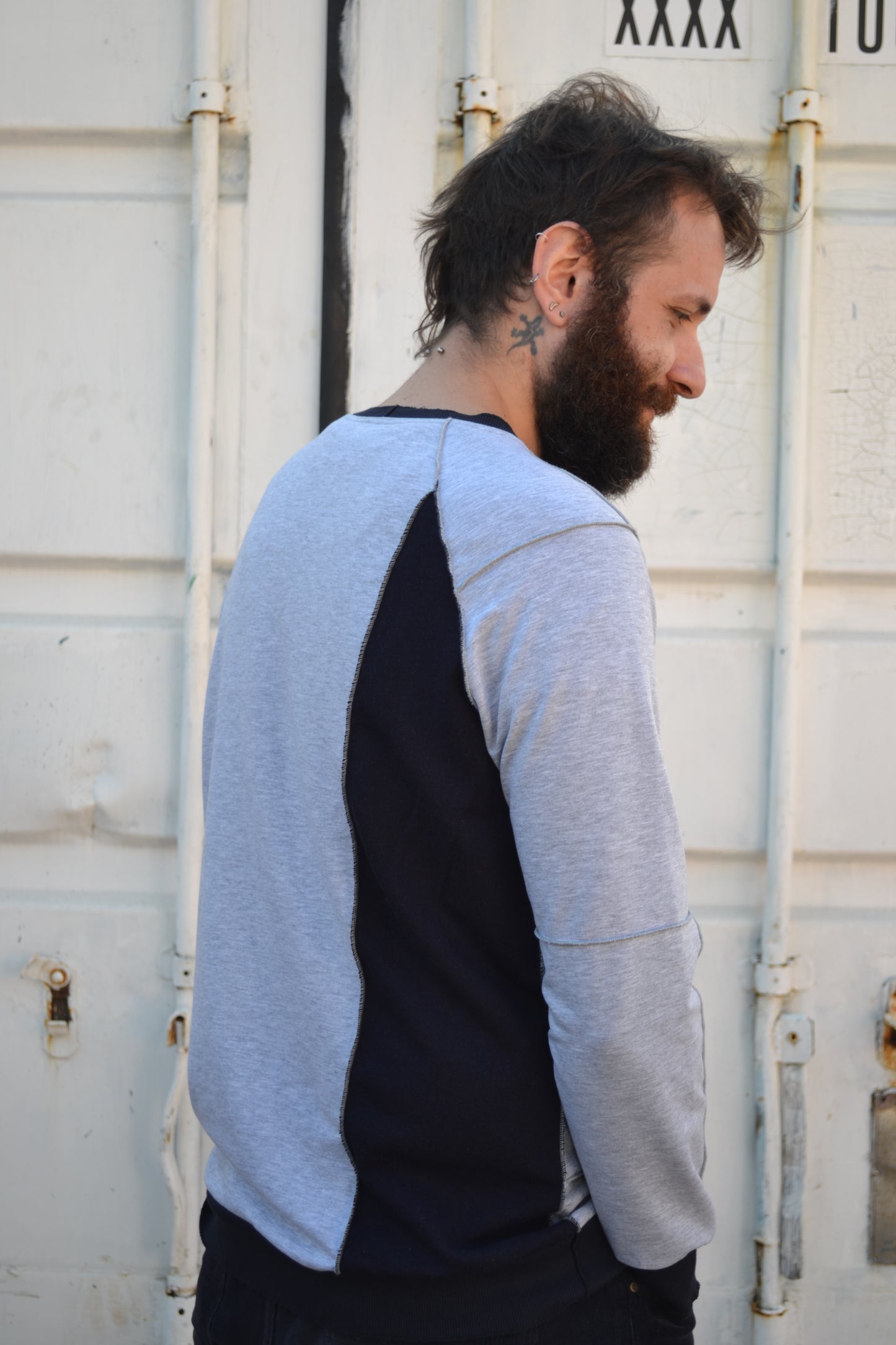 Felpa leggera Gabriele patchwork