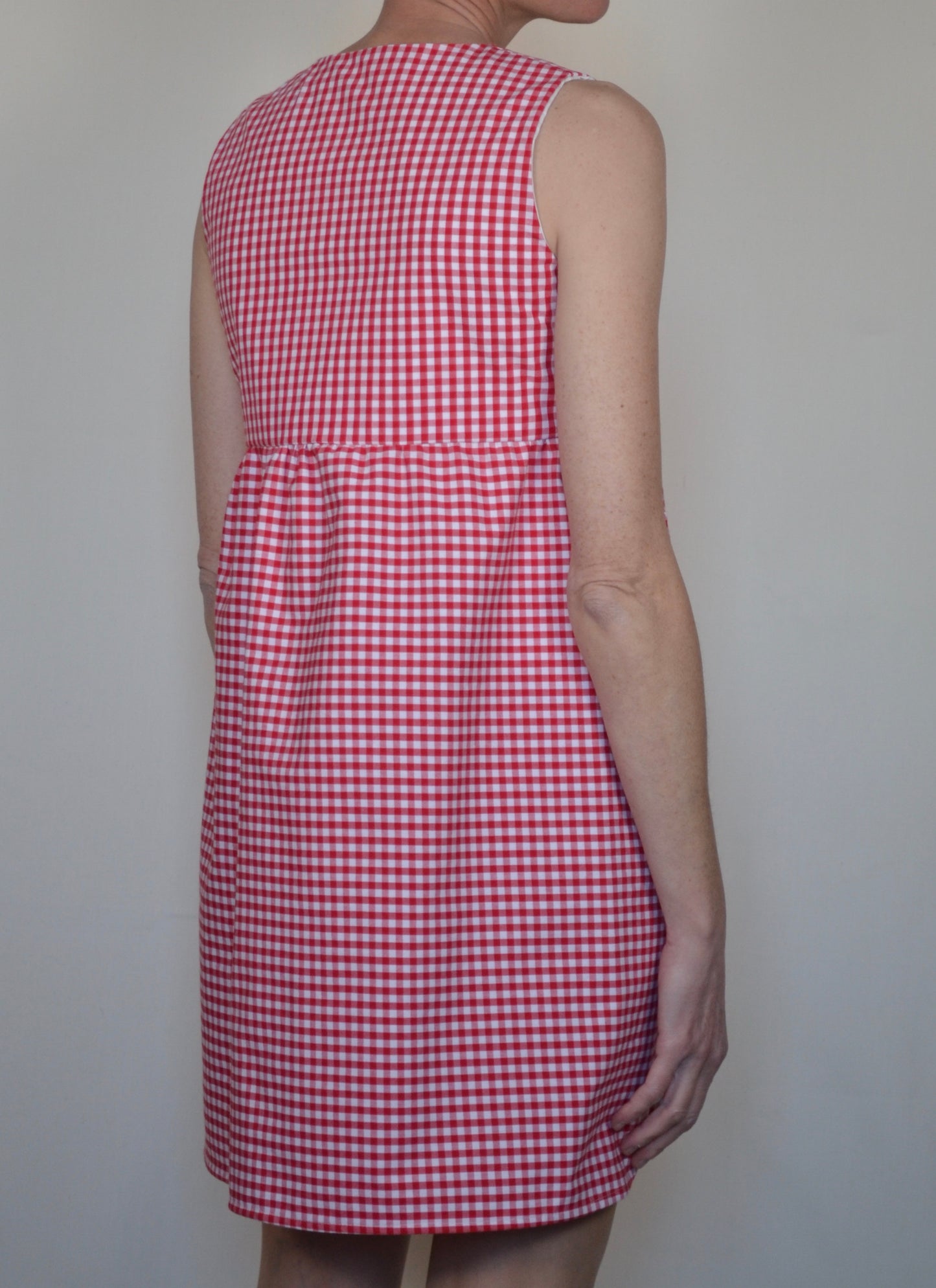 Abito Lolita quadretti rossi