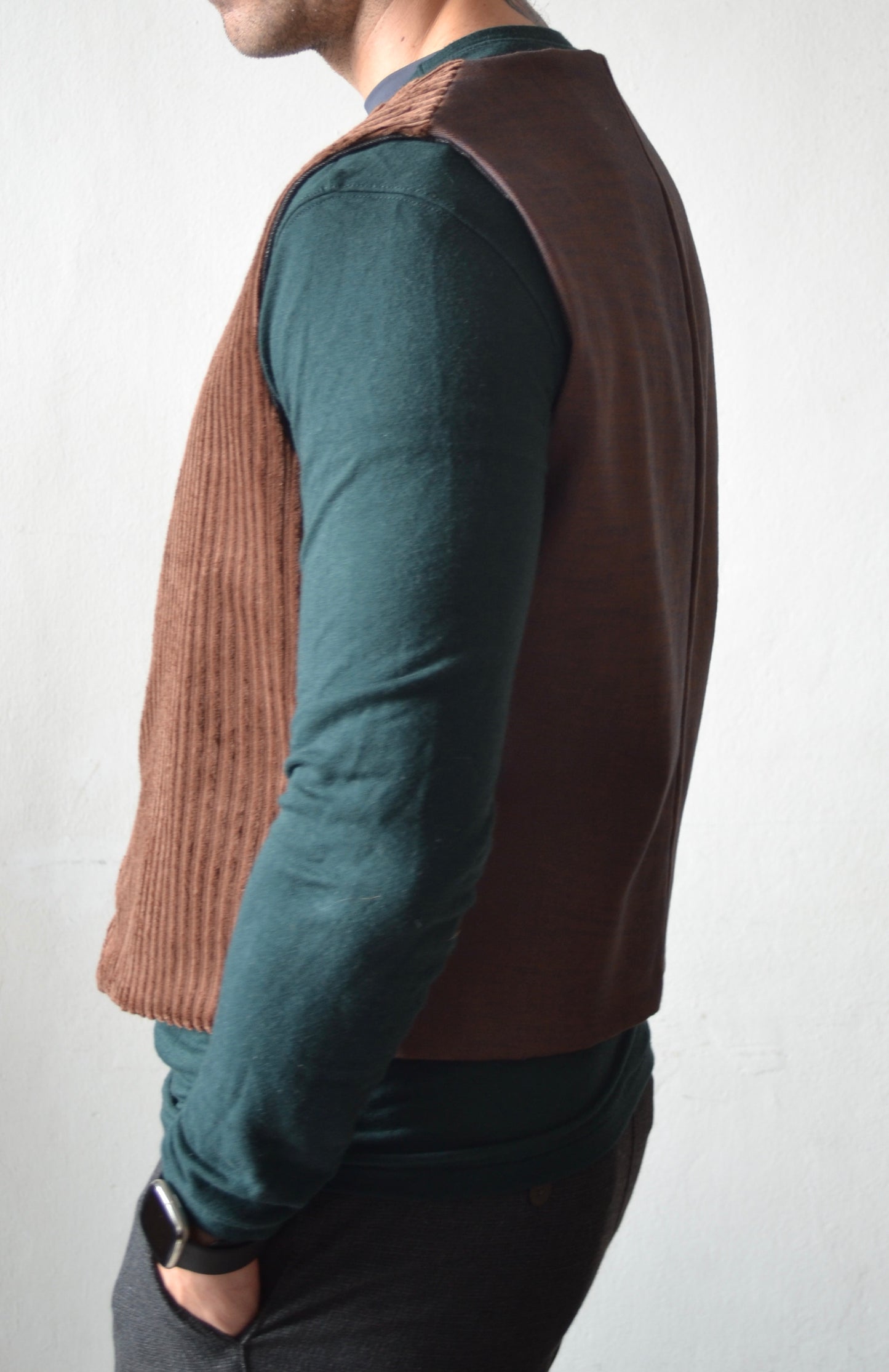 Gilet Romeo uomo velluto a coste