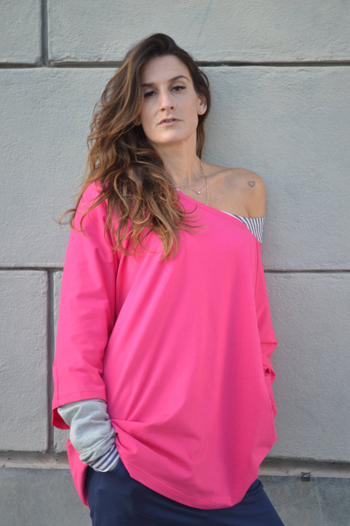 Maglia Luna fucsia