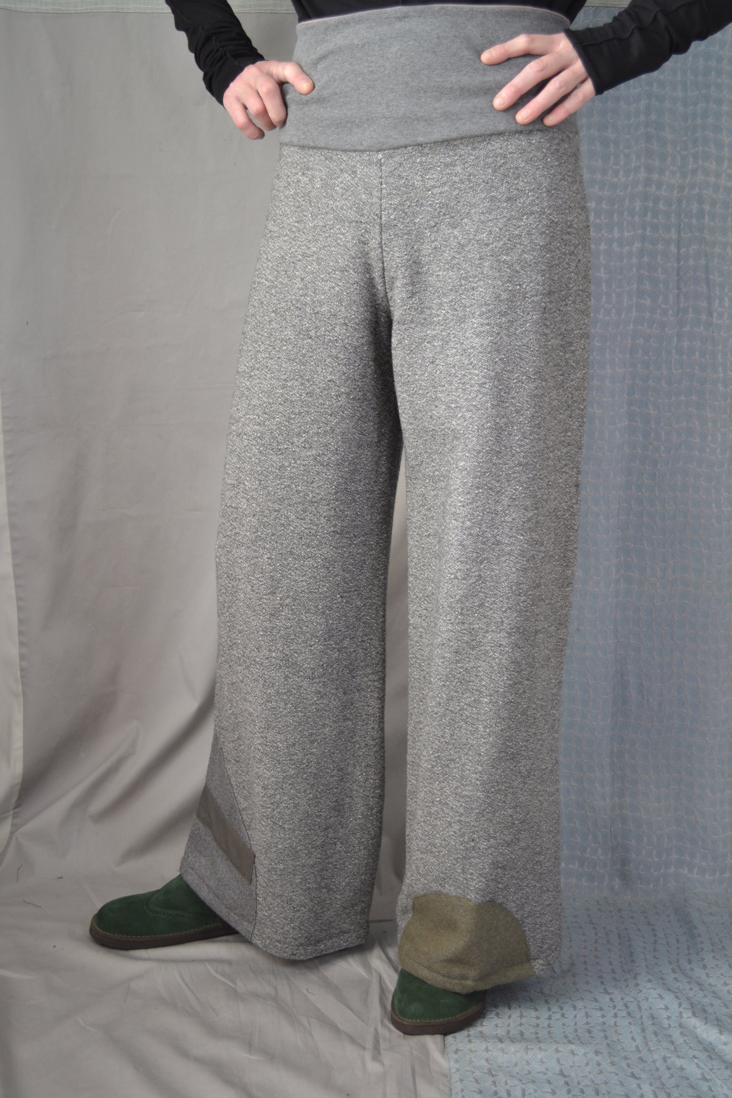 Pantalone Greta grigio melange